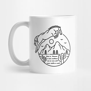 The Desert Horse (White) Mug